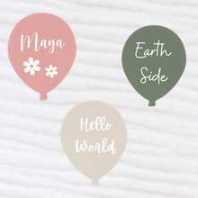 Load image into Gallery viewer, Acrylic Balloon Baby Announcement | Multiple Colours
