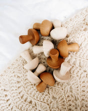 Load image into Gallery viewer, Natural Wooden Mushroom Set
