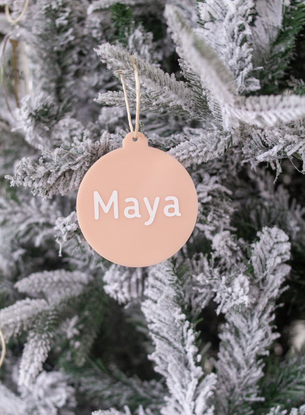 Personalised Name Bauble - Coloured
