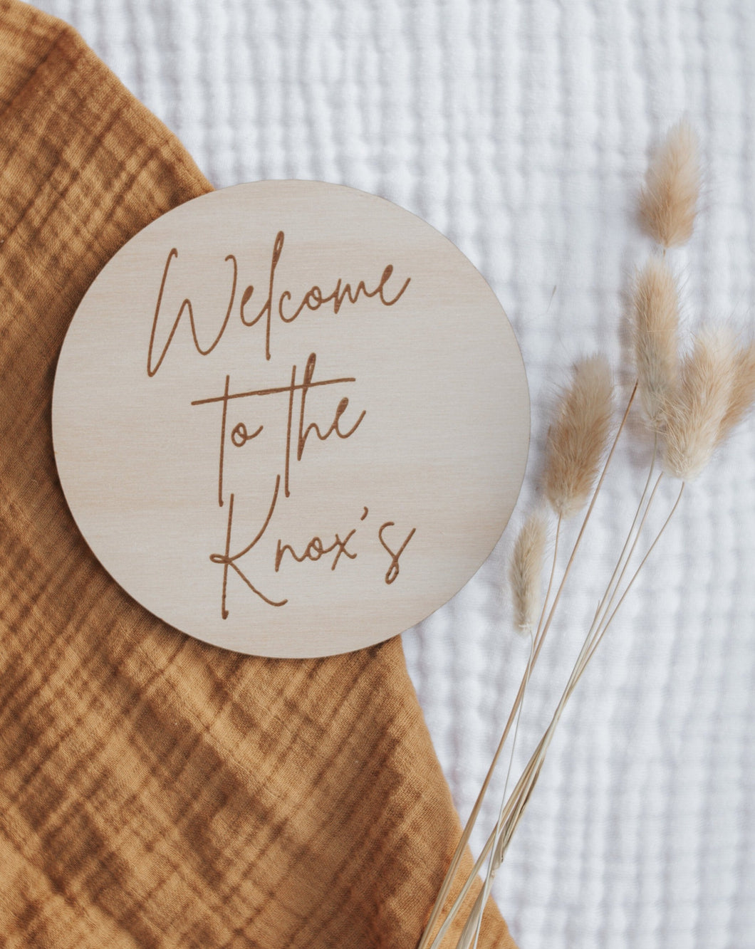 Personalised Welcome Disc