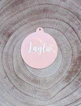 Load image into Gallery viewer, Personalised Glow In The Dark Name Bauble - Coloured
