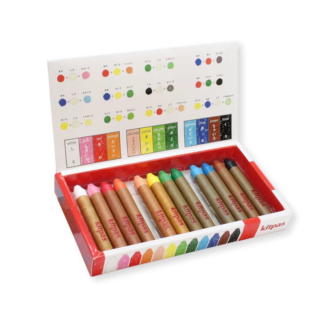 Medium Stick Crayons - 12 Pack